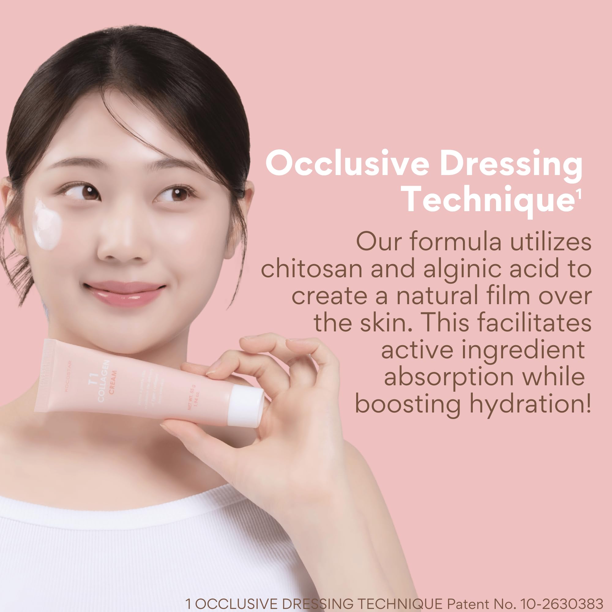 T1 Collagen Cream Wrapping Peel-off Mask - KOCOSTAR