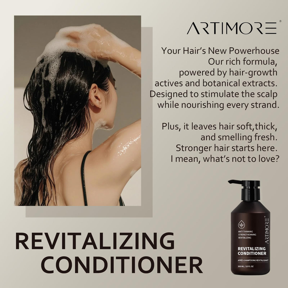 Hair Growth Shampoo and Conditioner Set for Women and Men - Artimore Official Imagery - 4