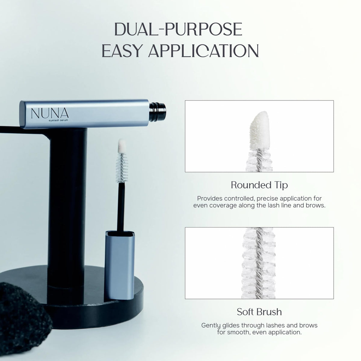 NUNA Eyelash Growth Support Serum 6ml Eye Lash and Eyebrow - NUNA Official Imagery - 7