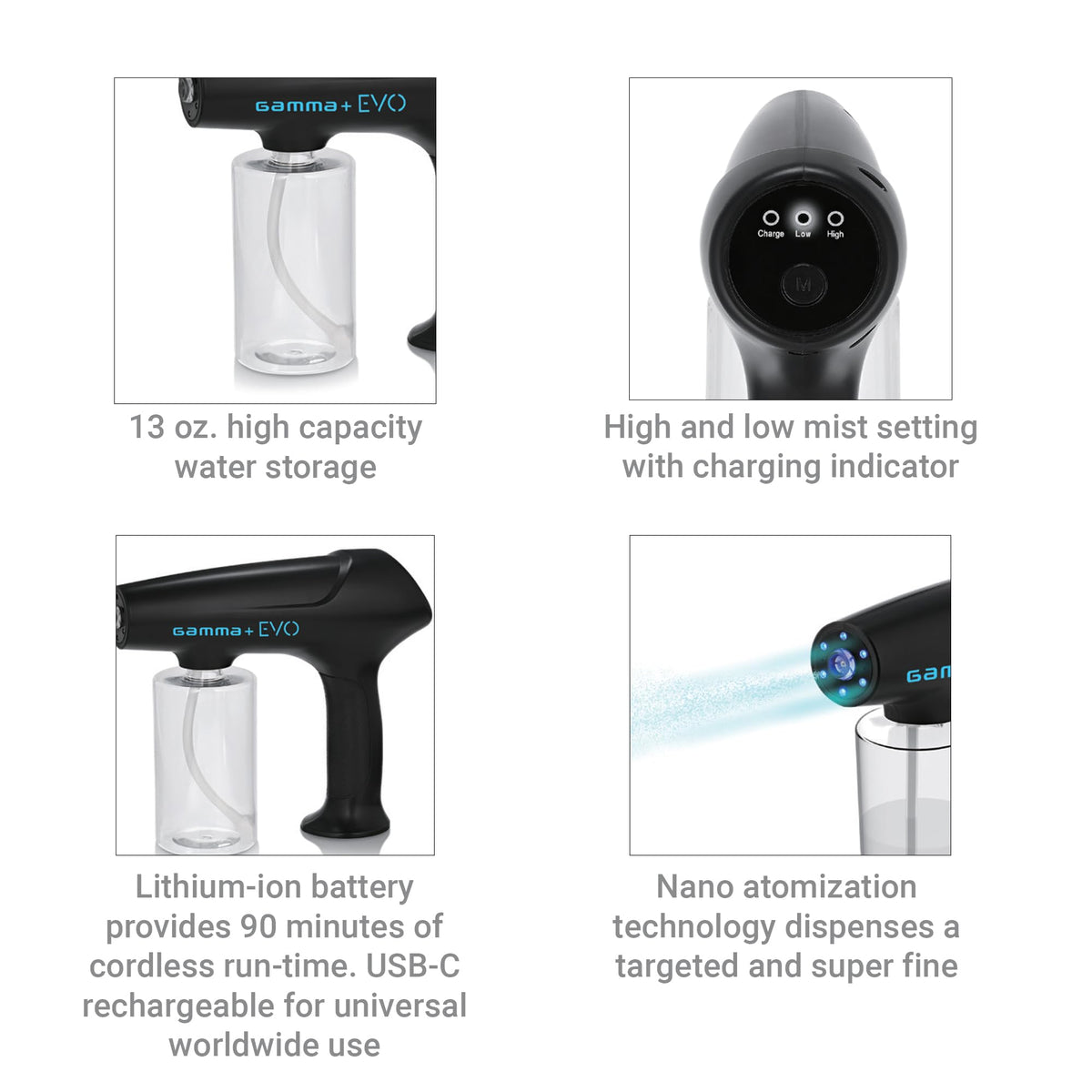 GAMMA Evo Nano Mister Cordless Portable Water Sprayer - Premium Selection Official Imagery - 4