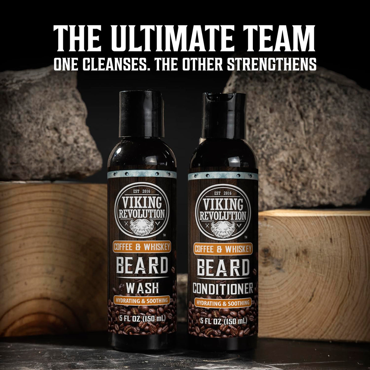 Viking Revolution Beard Conditioning Kit CoffeeWhiskey 5 - Viking Revolution Official Imagery - 3
