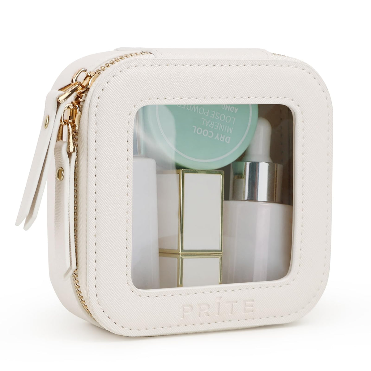 Prite Clear Makeup Bag Small Travel Cosmetic Case Toiletry - Prite Official Imagery - 1