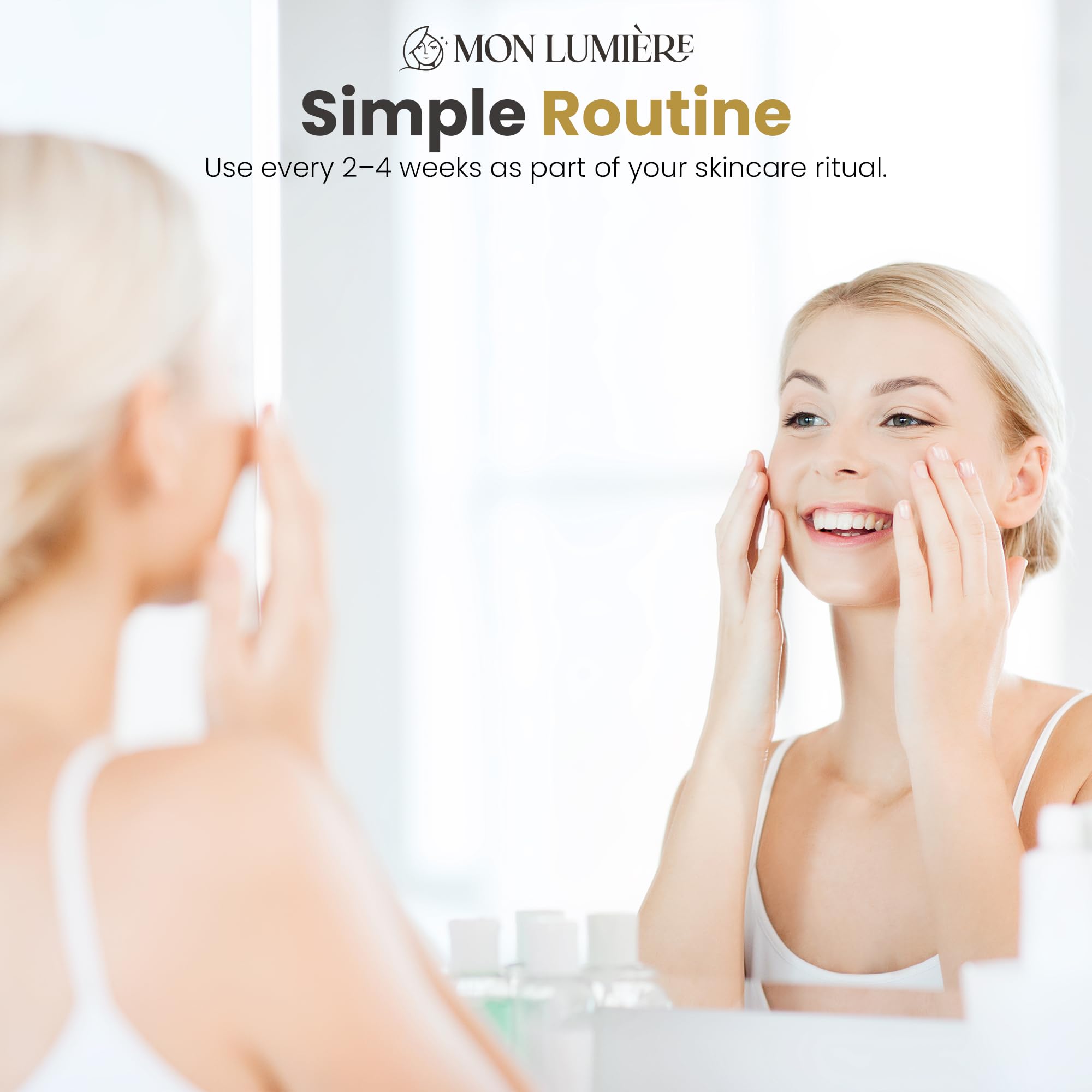 Mon Lumiere Micro Infusion System for Face – Gold Spring-Loaded - Mon Lumi&egrave;re