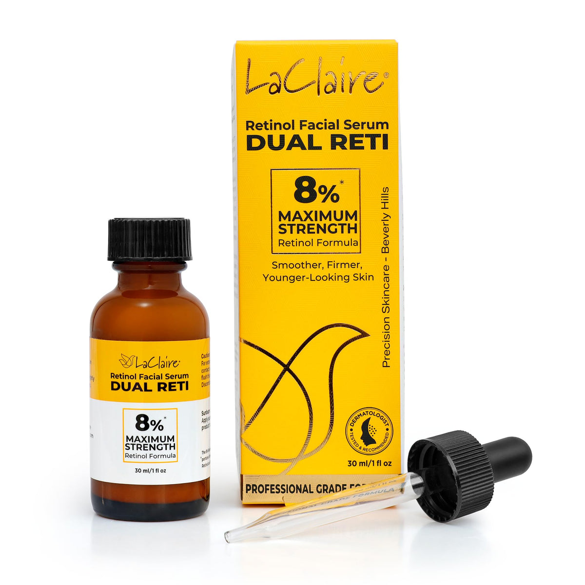 Retinol Complex Face Serum Anti Aging Brightening Firming - LaClaire Official Imagery - 2