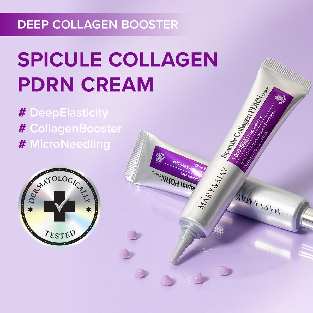 Mary May Spicule PDRN Cream Duo Set Retinol Collagen 15g x 2 - Mary&May Official Imagery - 7
