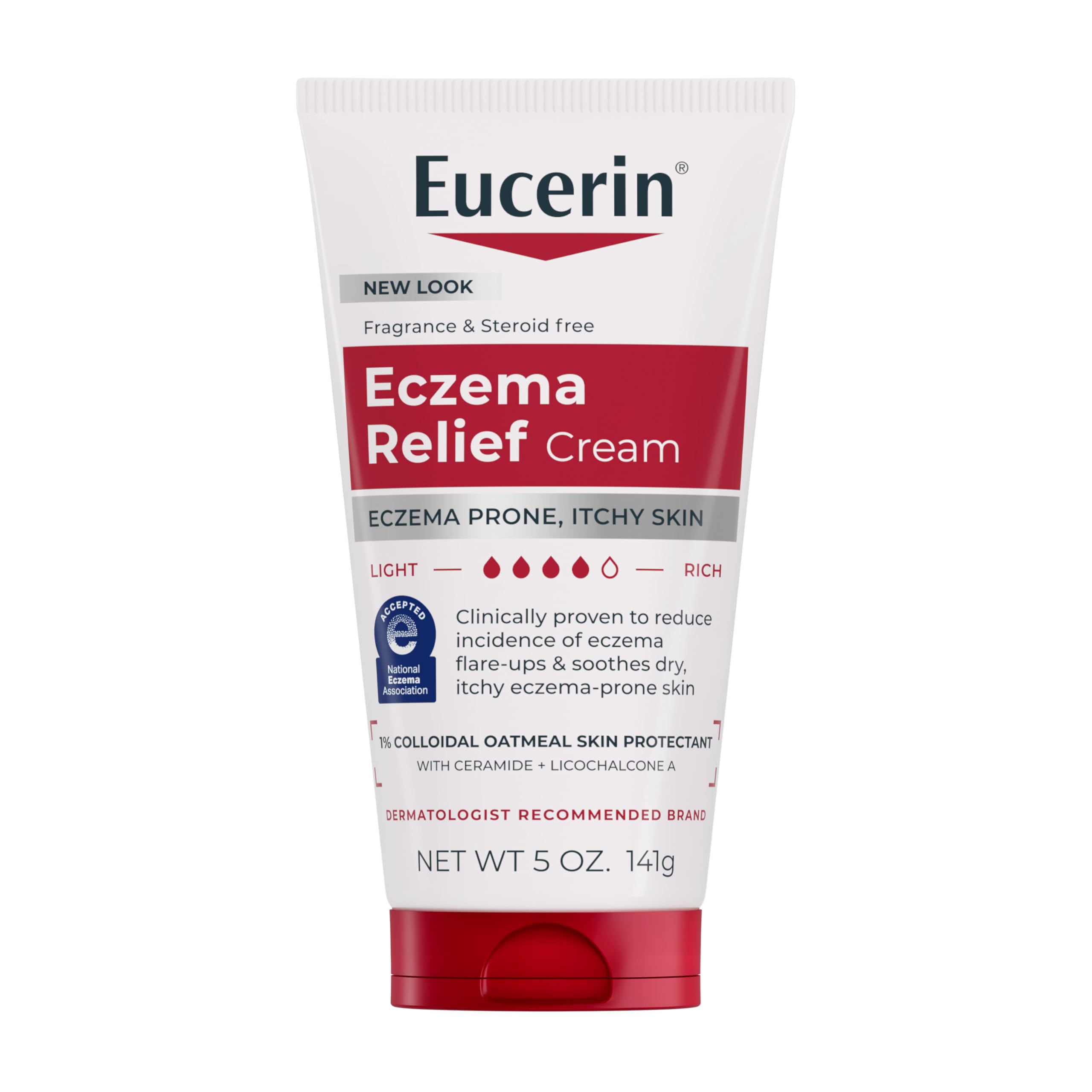 Eucerin Eczema Relief Body Cream with Colloidal Oatmeal, 5 OZ