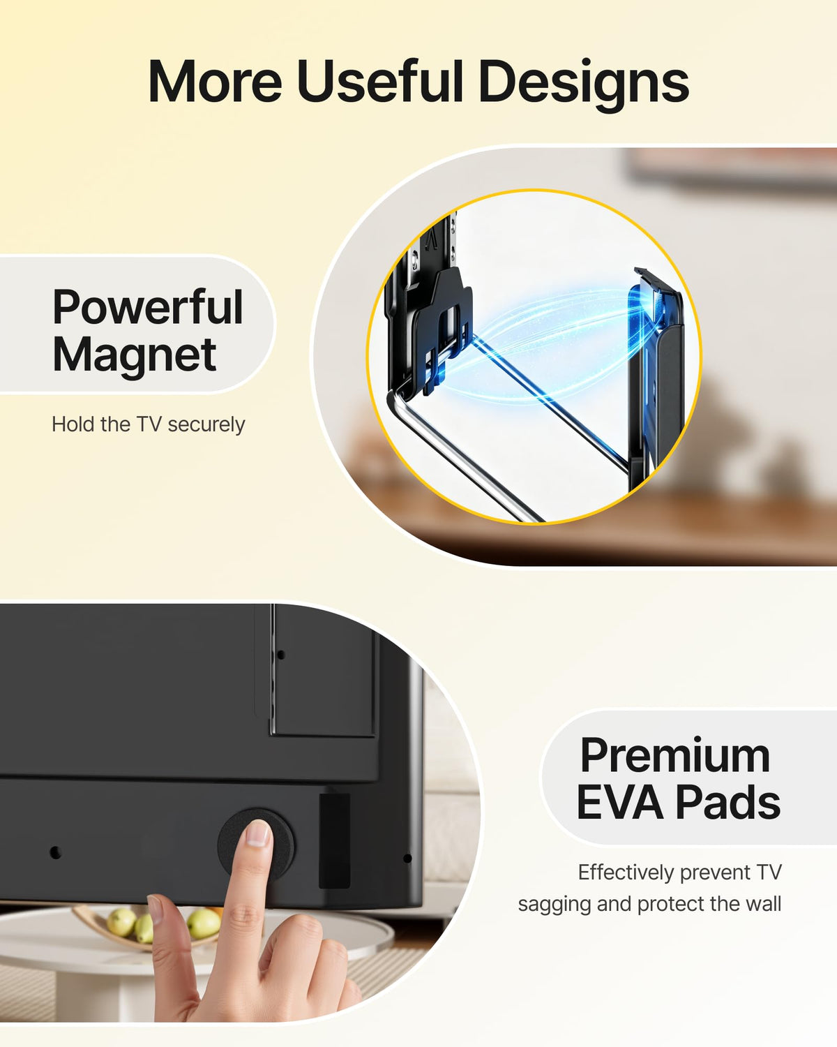 monTEK 0 35 Ultra Slim TV Wall Mount for 50 100 Inch Flat - monTEK Official Imagery - 7