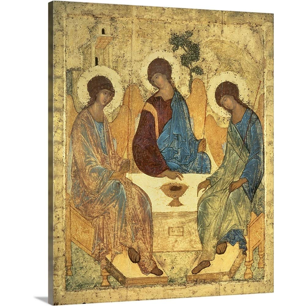 CANVAS ON DEMAND The Holy Trinity, 1420S Canvas Wall Art Print - Product Imagery