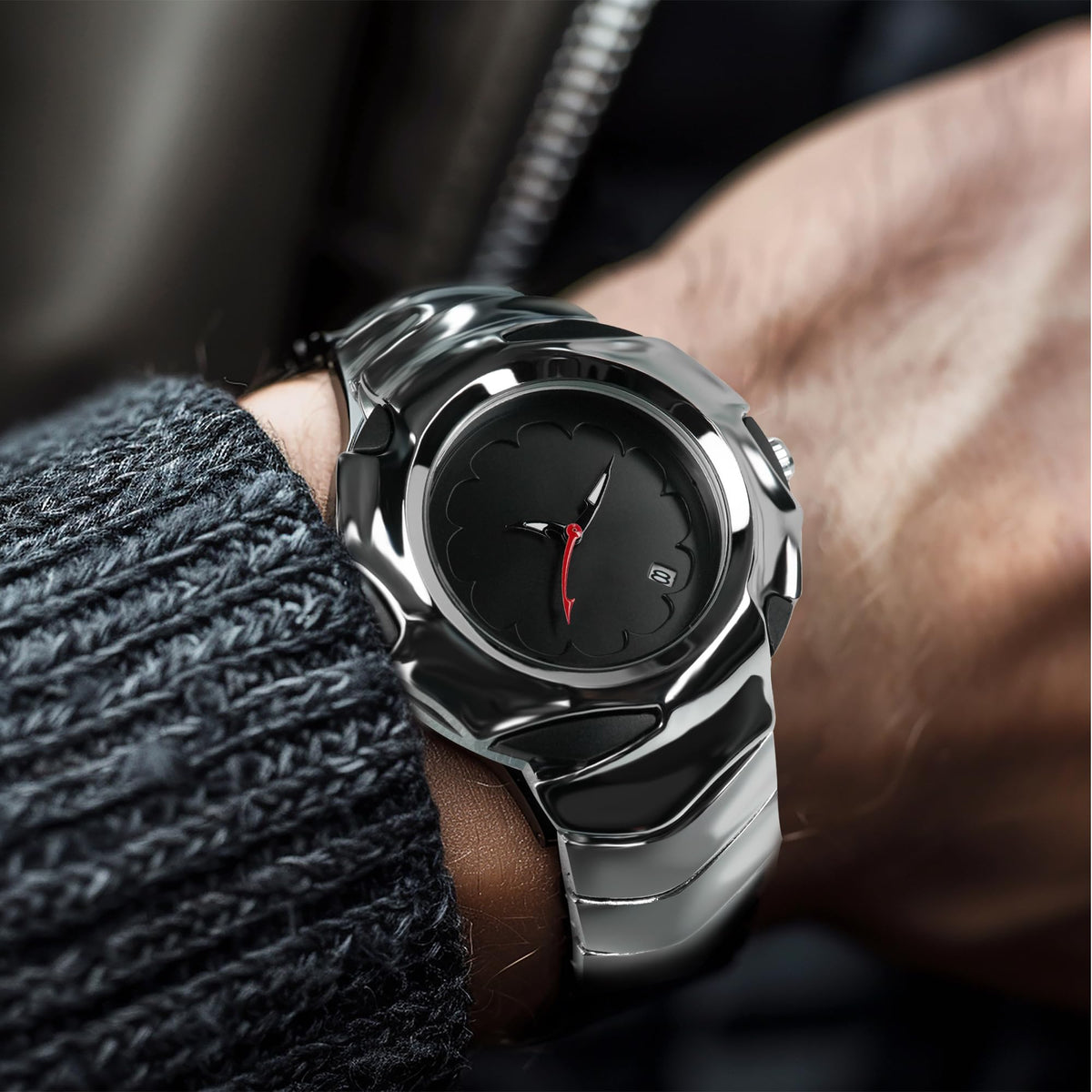 BARAMON Men s Analog Quartz Watch Futuristic Stylish Design - BARAMON Official Imagery - 6