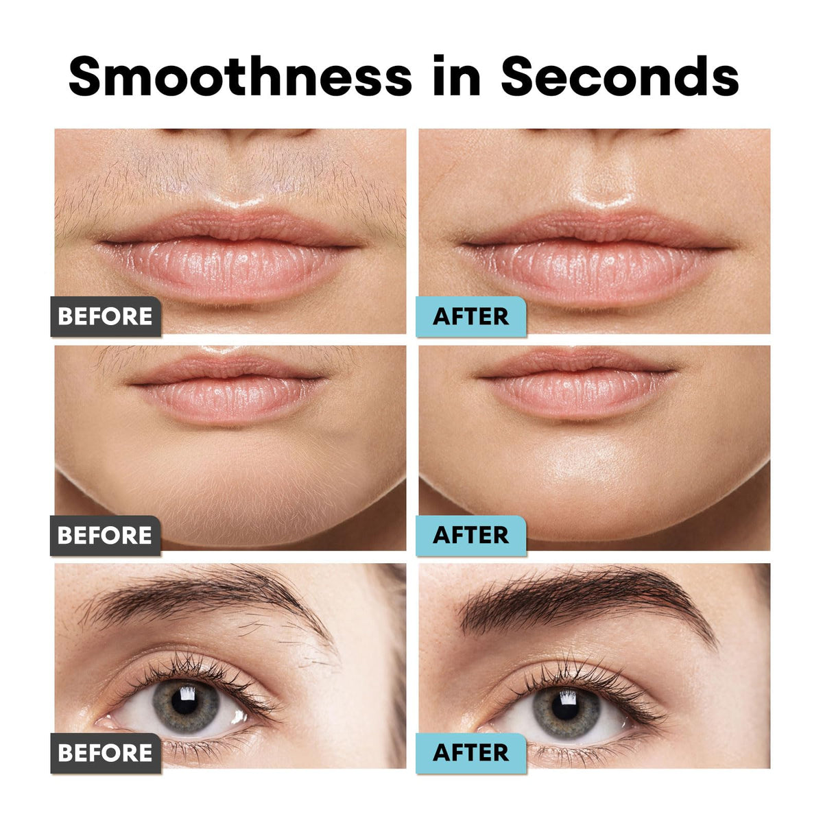 Rechargeable Eyebrow and Facial Hair Remover for Women - VG VOGCREST Official Imagery - 6