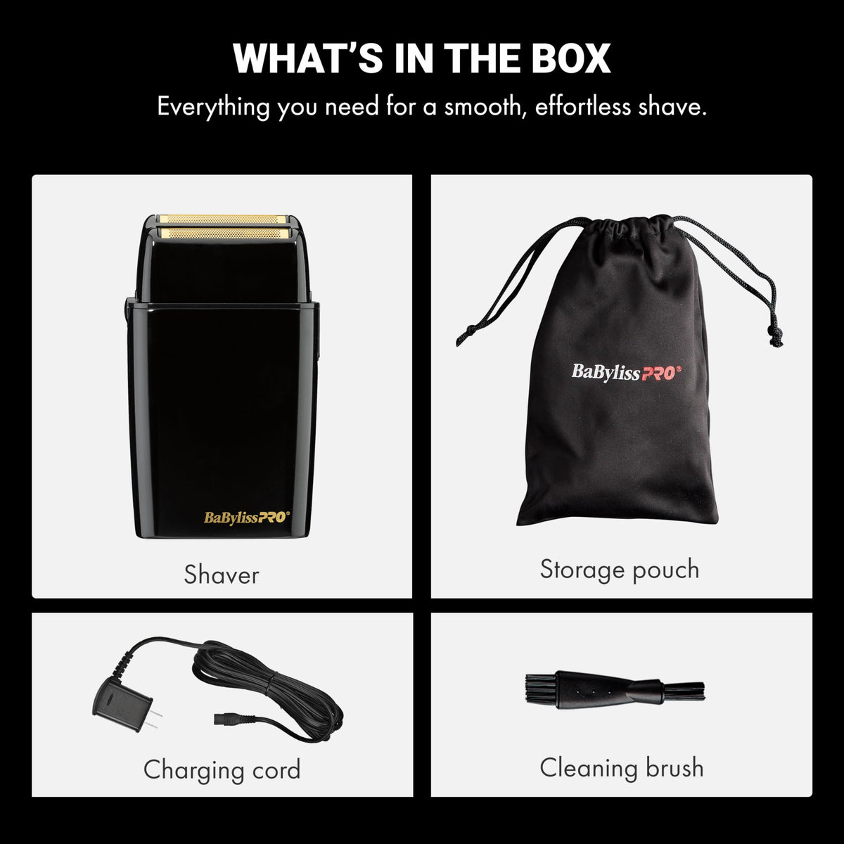 BaBylissPRO METALFX Double Foil Shaver Handheld Electric - Premium Selection Official Imagery - 8
