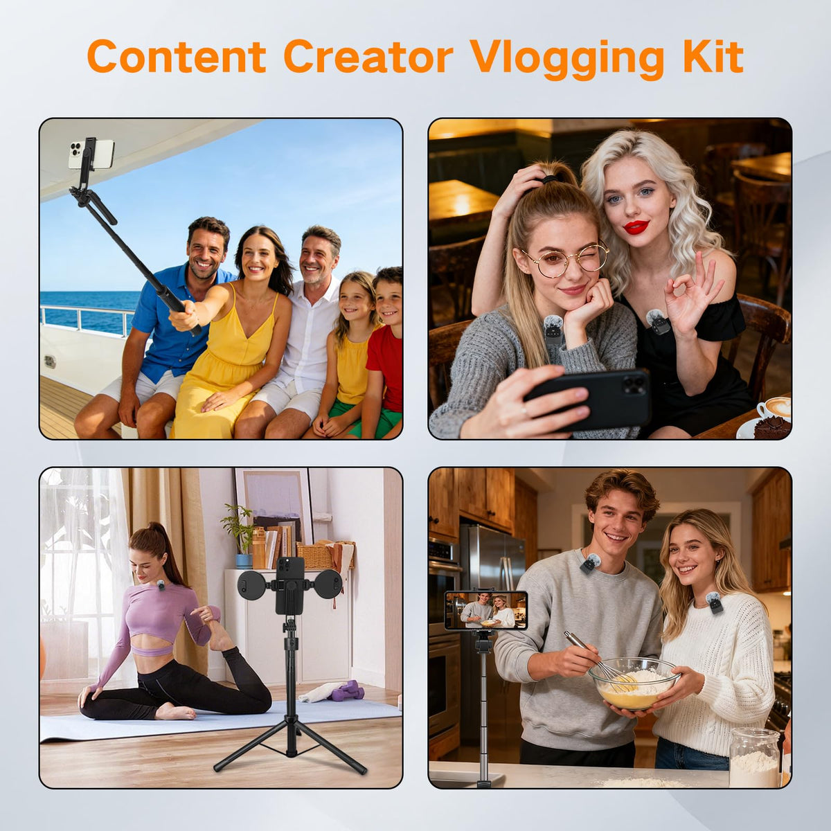 Professional Vlogging Kit for iPhone Android 70 Auto Face - Zarcaco Official Imagery - 7