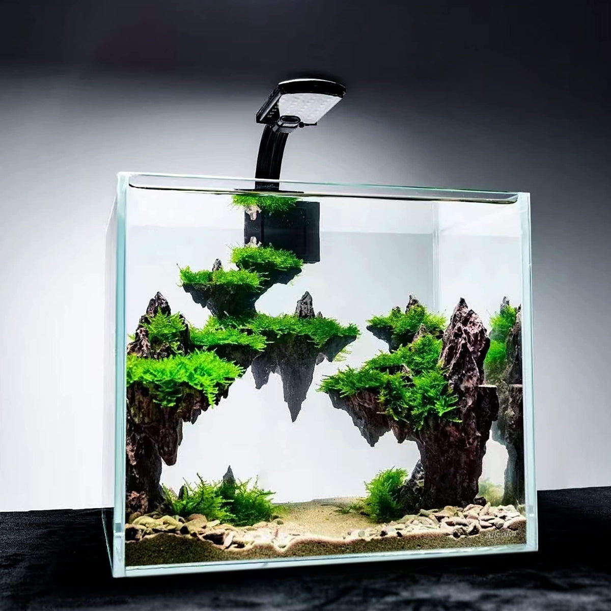Aquarium Rock Decor 3 Piece Elf Island for 5 10 Gallon Tanks - Allcolor Official Imagery - 1