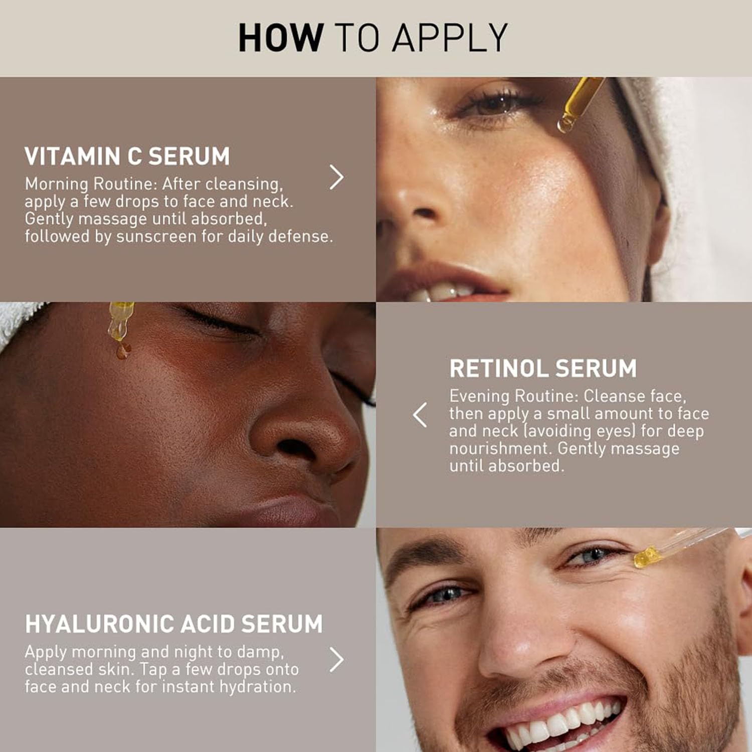 WUMAL Face Serum Set - Includes Vitamin C & Retinol & Hyaluro - WUMAL Official Product View 5