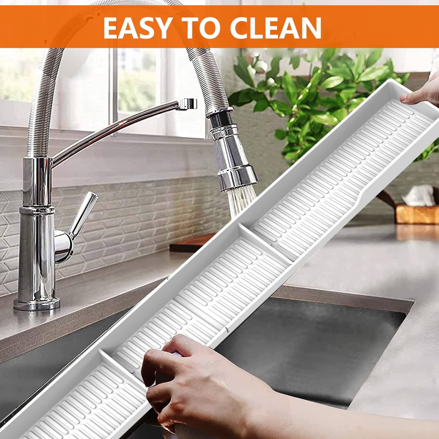 AWOKE Stove Top Shelf 30 Inch - Silicone Material Magnetic Shelf by AWOKE - Angle View 6