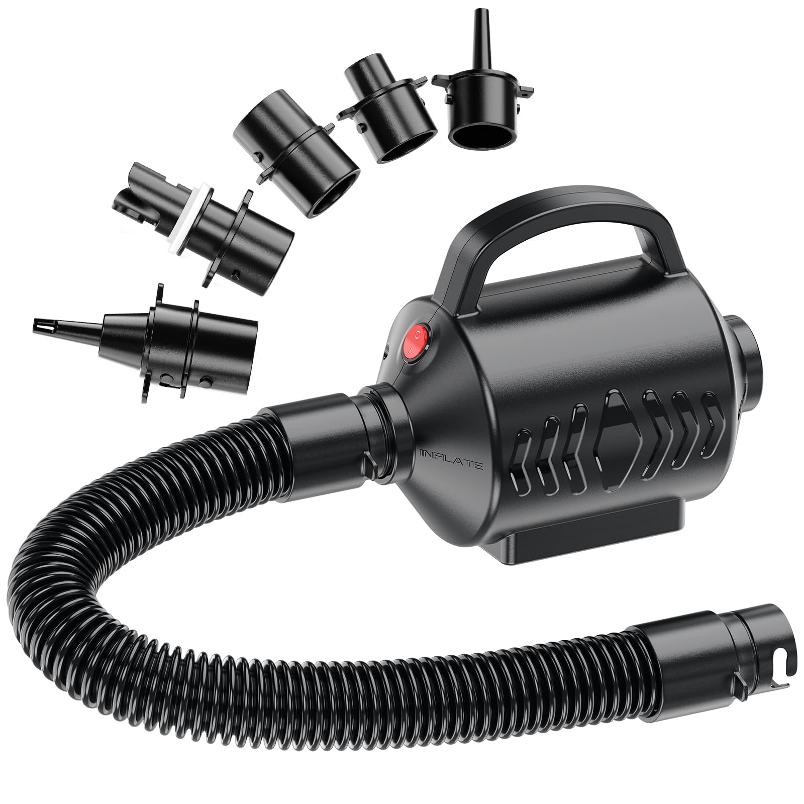 MAACLOUD Electric Air Pump for Inflatable Pool Toys: High Power Quick- - View 1