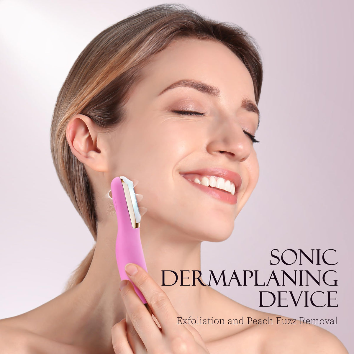 Sonic Dermaplane Razor for Women Facial Hair Remover U - CEVEK Official Imagery - 4