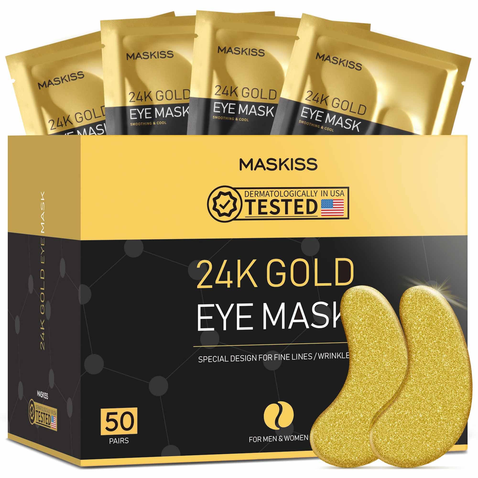 Maskiss Under Eye Patches Variety Pack (48 Pairs), Eye Masks for - Maskiss
