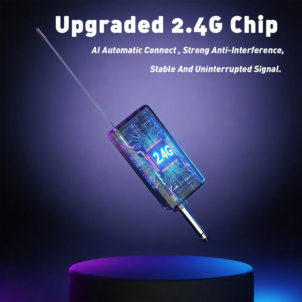 Wireless Microphones with 2 4GHz AI Auto Connection for - GOLDEN MARS Official Imagery - 4