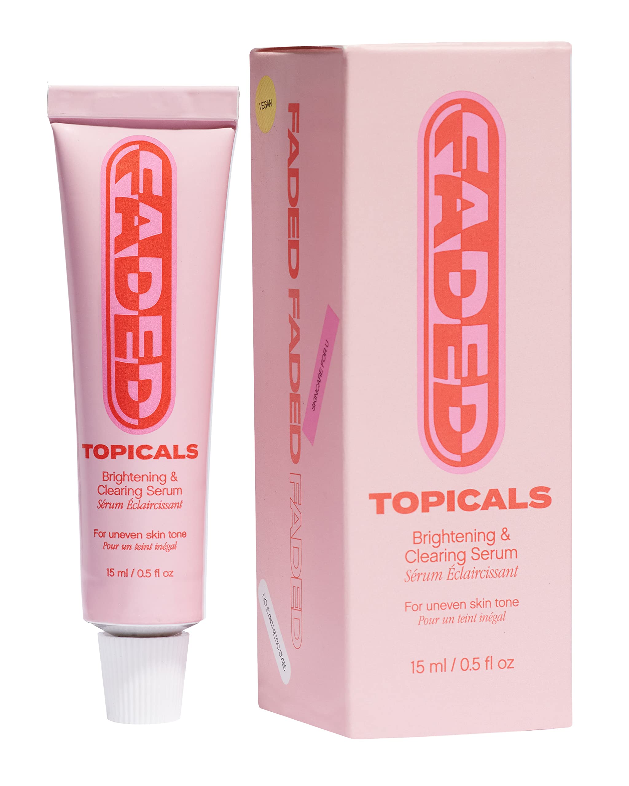 Topicals, Faded Brightening Serum, Reduces Discoloration, 0.5 Fl - Product Imagery