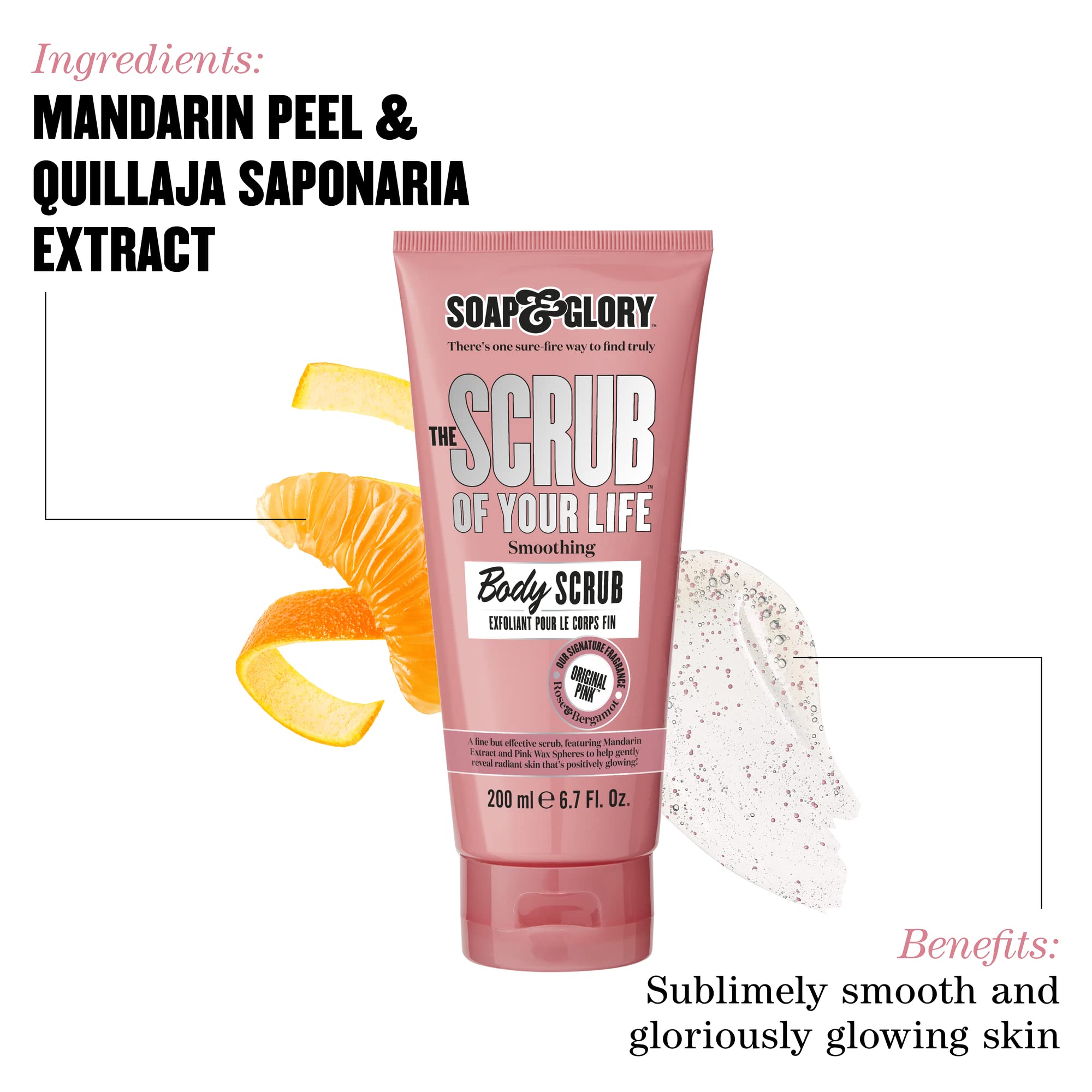 Soap & Glory Original Pink The Scrub of Your Life Body Exfoliator - Soap & Glory Official Product View 3