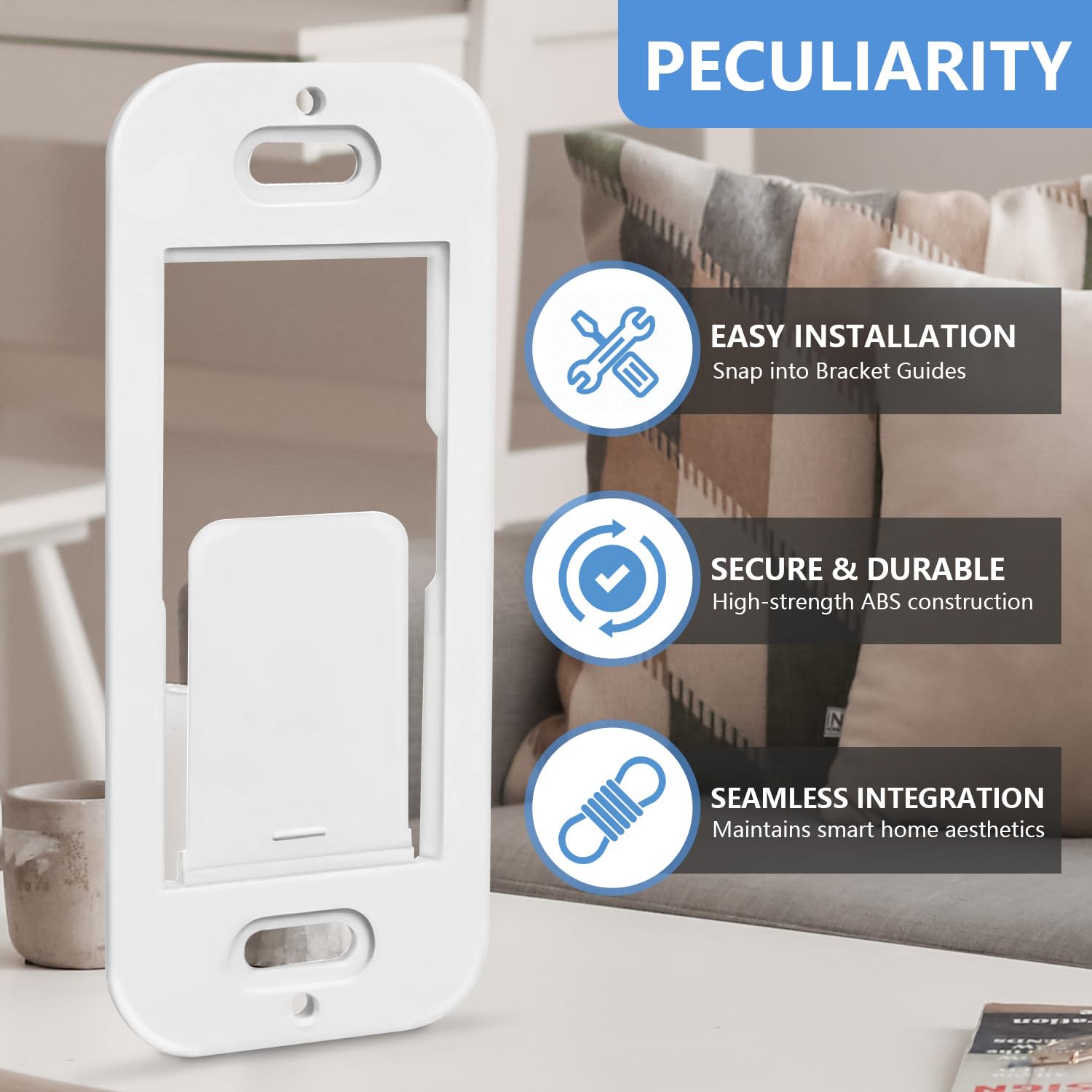 MFRHYLOEE Wallplate Brackets for Lutron Caseta Pico Remote, 4-Pac - MFRHYLOEE Official Product View 5