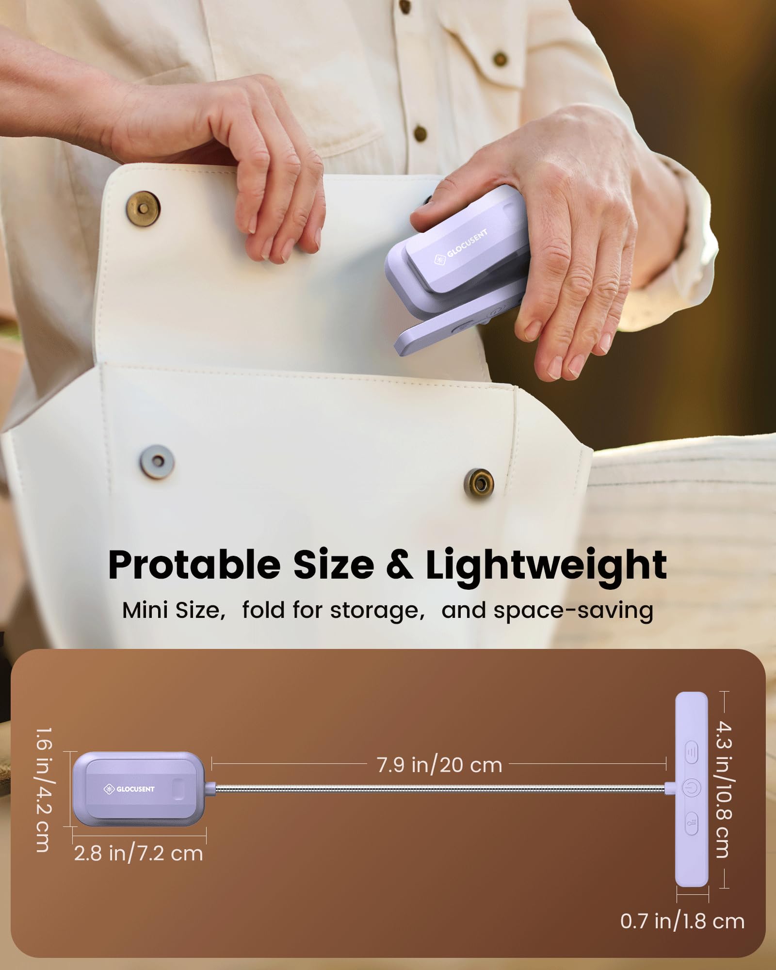 Glocusent 26 LED Reading Lights for Books in Bed, Ideal Gifts for - Glocusent Official Product View 8