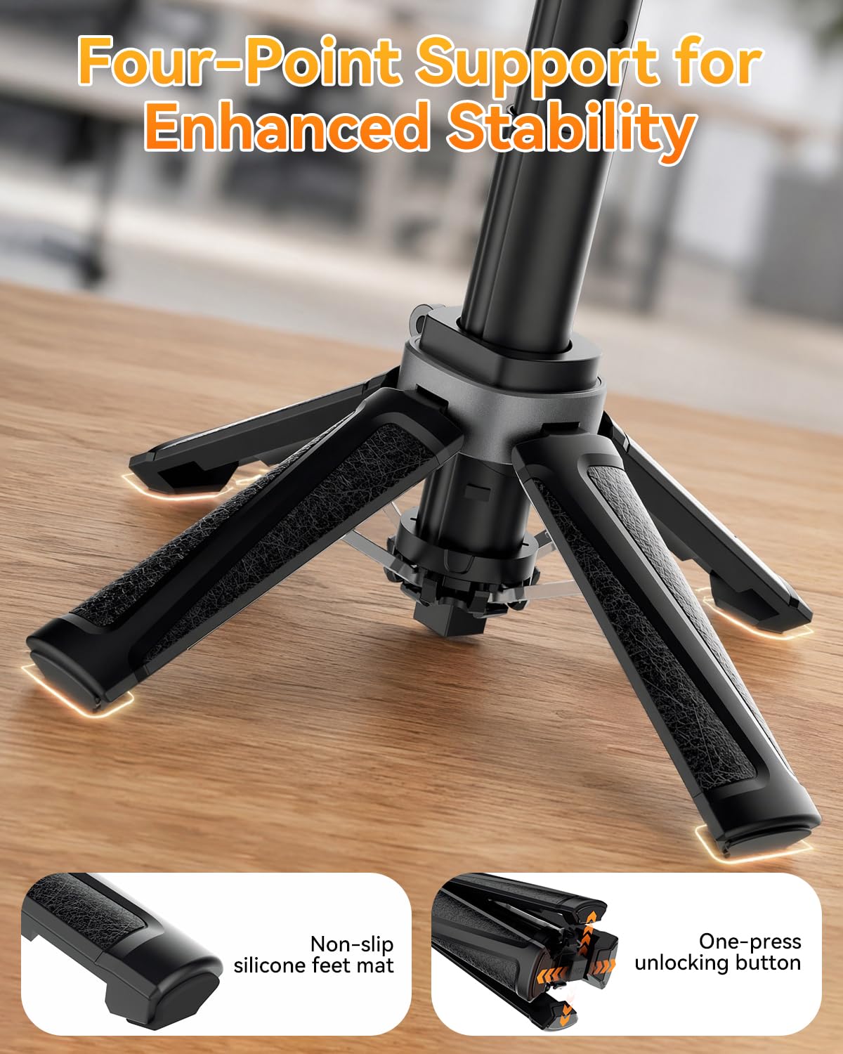 Portable Travel Monitor Stand Magnetic Height Adjustable - ALAFLY Official Imagery - 5