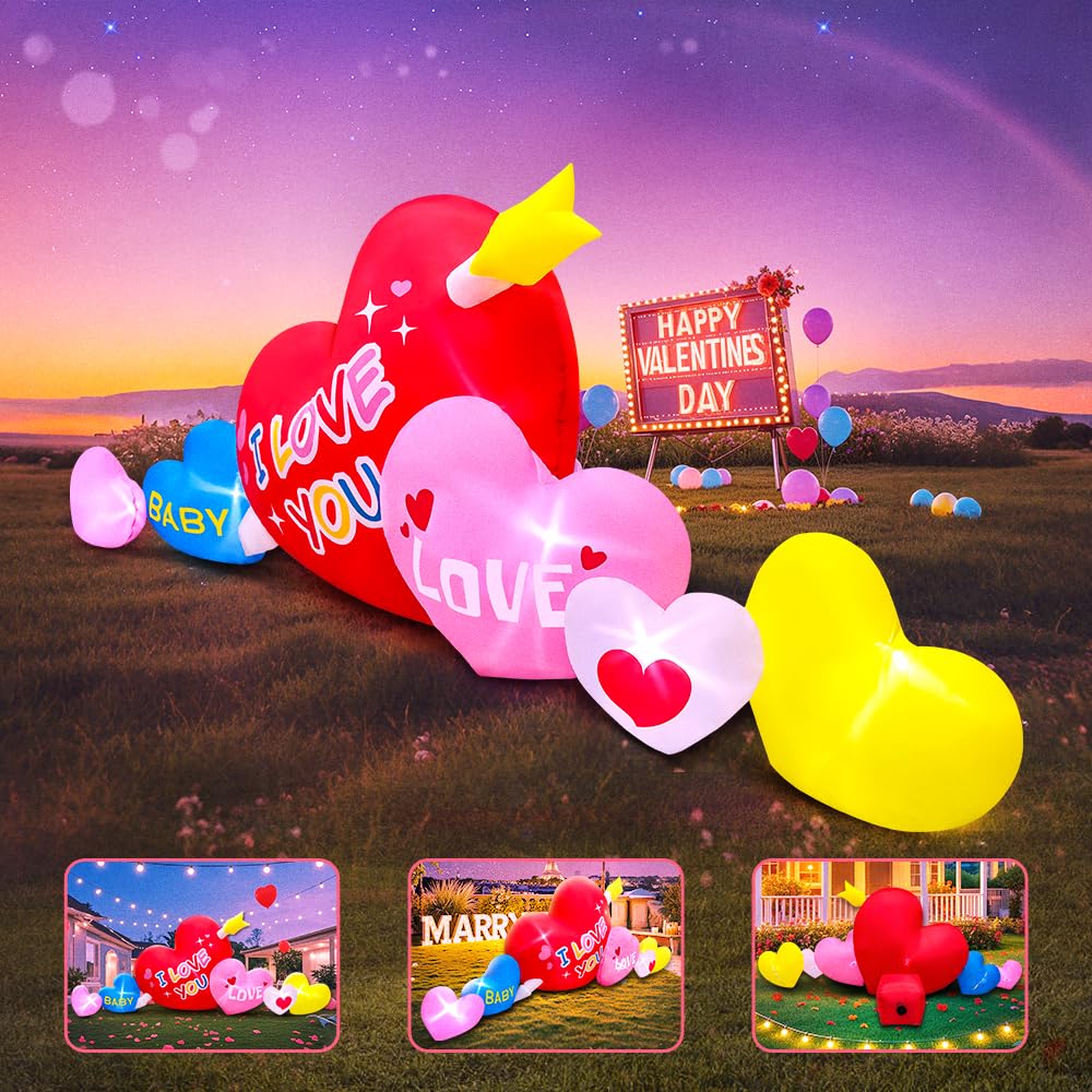 9FT Mothers Day Inflatables Outdoor Decorations Valentine - KOOY Official Imagery - 5