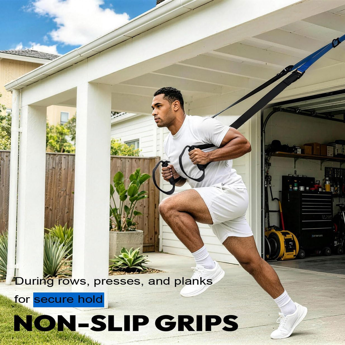 FITKIT Suspension Fitness Trainer System with Built in Door - FITKIT Official Imagery - 4