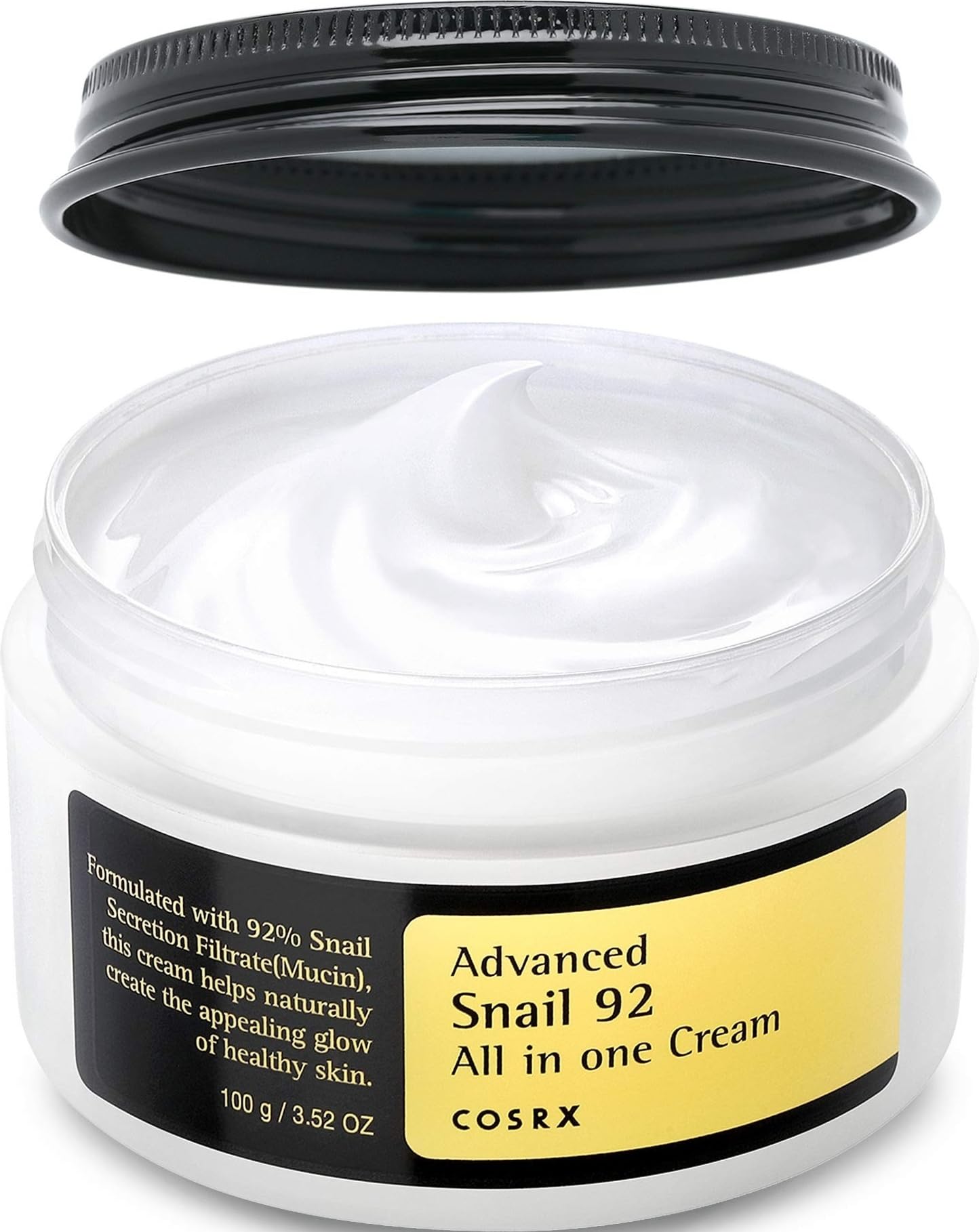 COSRX Snail Mucin 92% Face Moisturizer, 3.52 oz
