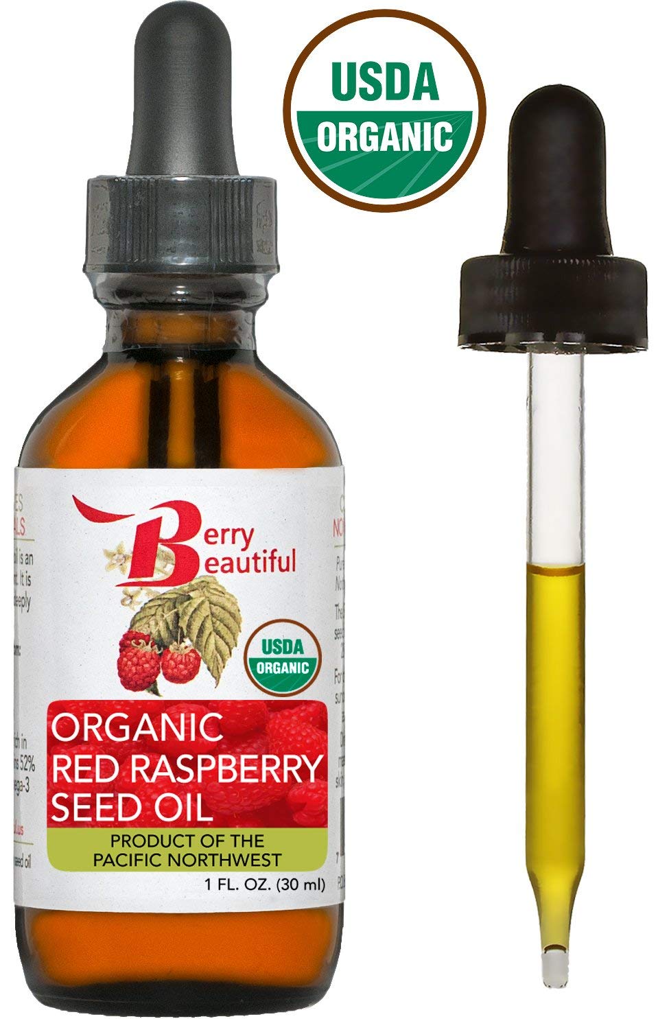 Berry Beautiful Certified Organic Red Raspberry Seed Oil - Berry Beautiful Official Imagery - 4