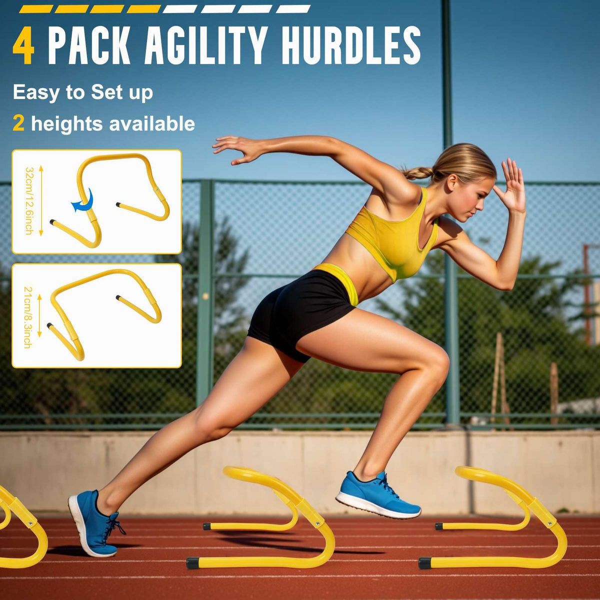 Agility Ladder Soccer Training Equipment Set 4 Agility - YGORTECH Official Imagery - 5