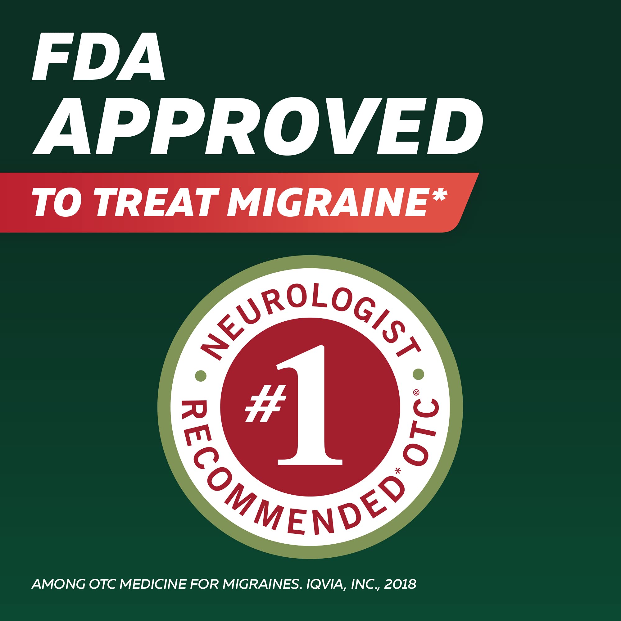 Excedrin Migraine Relief Caplets, 200 Count