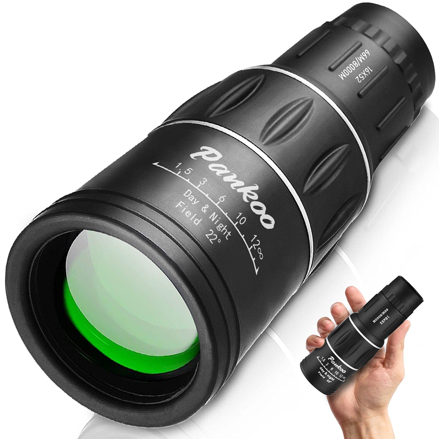 Monocular Telescope High Power 16X52, 2026 Power Prism Compact - Product Imagery