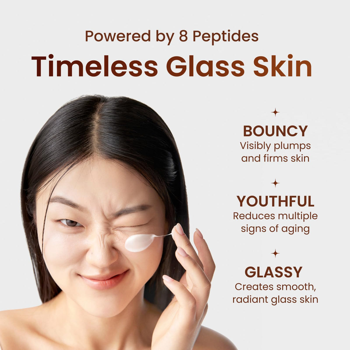 The Face Shop 8 Peptide Moisturizer Vegan Mucin for - The Face Shop Official Imagery - 4