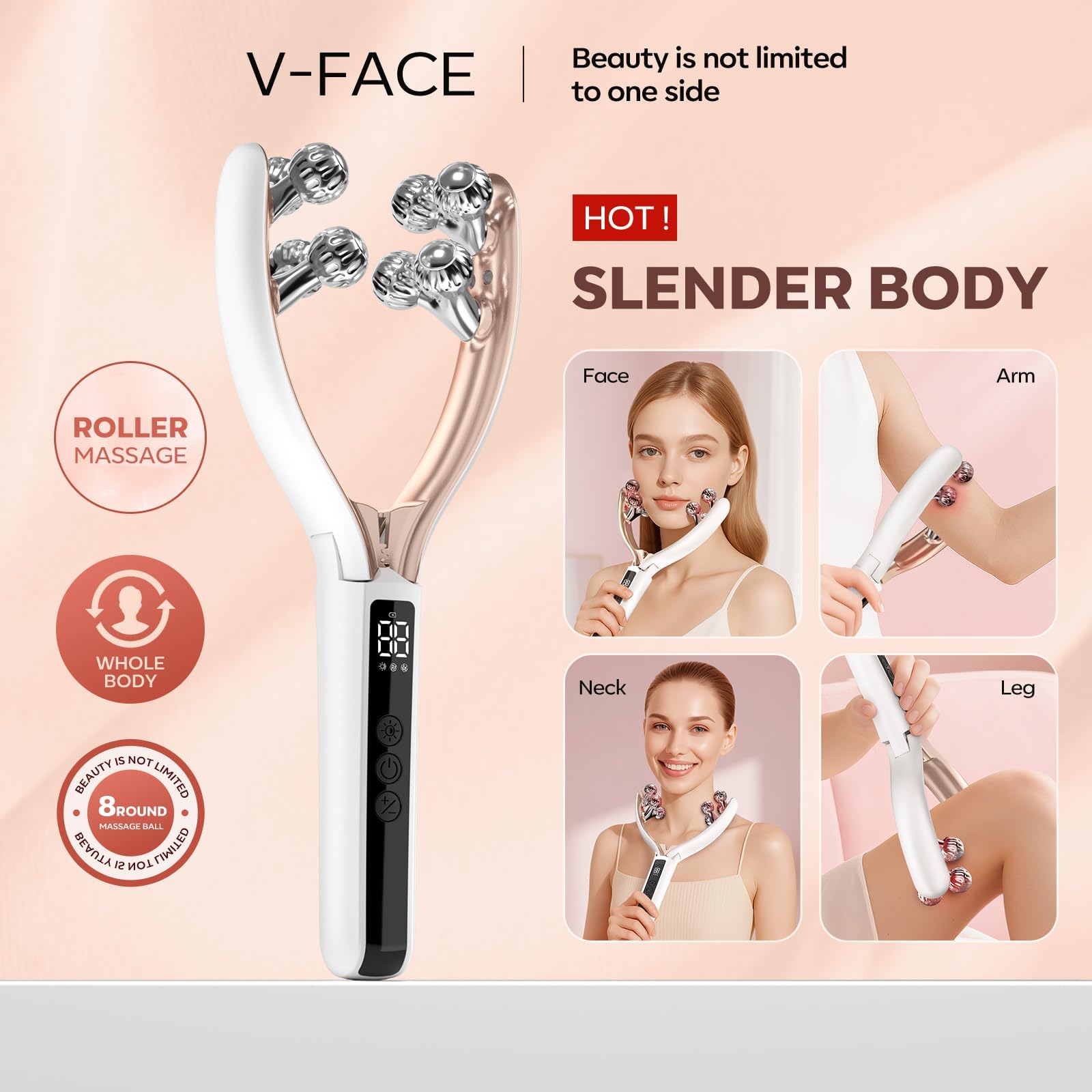 Face Massager Roller for TMJ Jaw Lymphatic Drainage - Doge&Vollar Official Imagery - 3