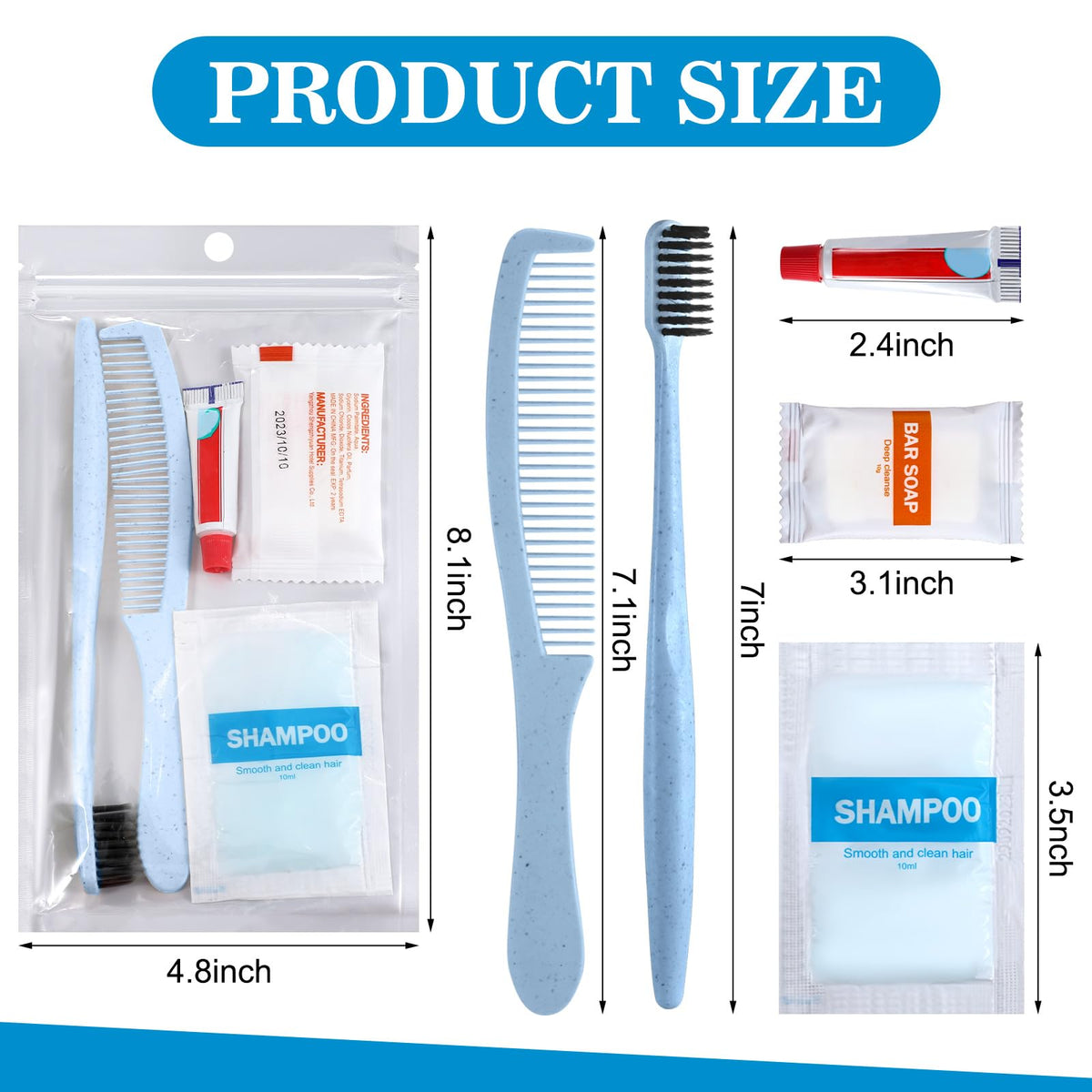 Hushee 48 Kits Homeless Hygiene Kits Homeless Care Package - Hushee Official Imagery - 3