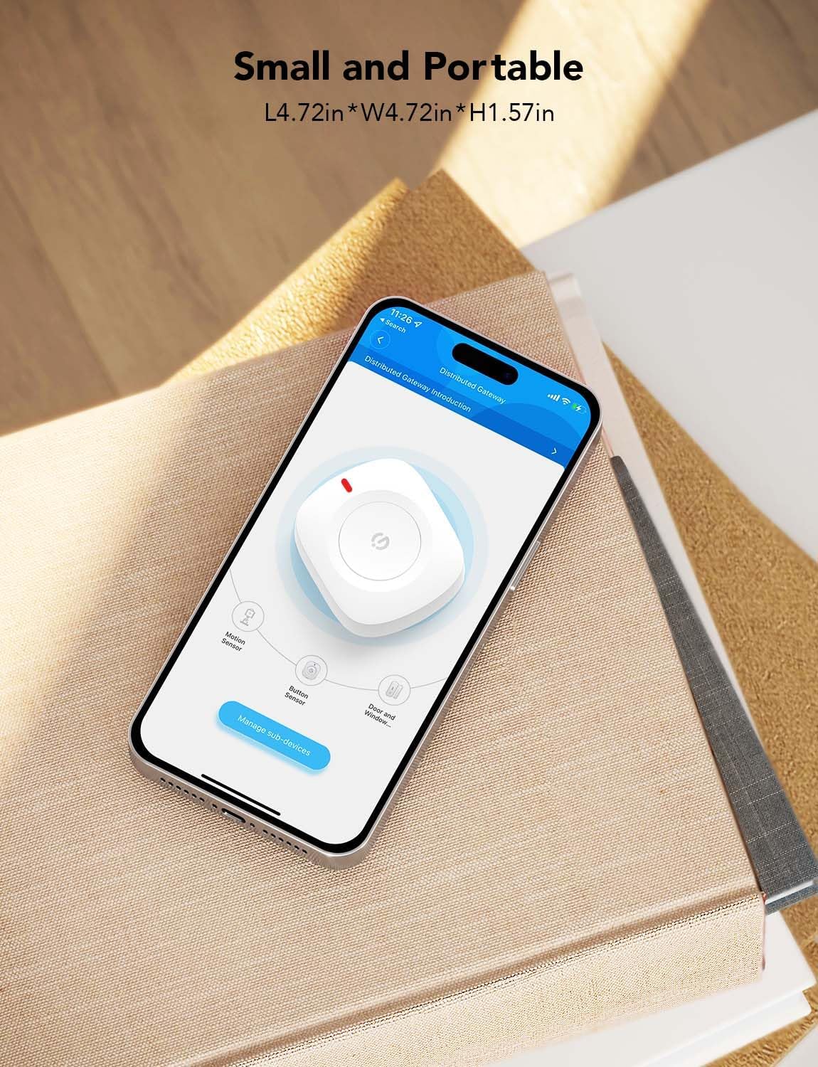 GoveeLife Wireless Mini Smart Button Sensor, Group Control Multip - GoveeLife Official Product View 6