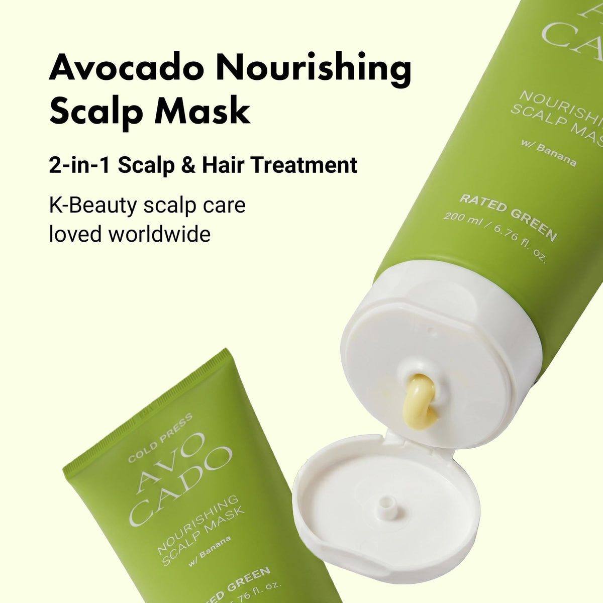 RATED GREEN Cold Brew Avocado Nourishing Scalp Pack with - RATED GREEN Official Imagery - 3