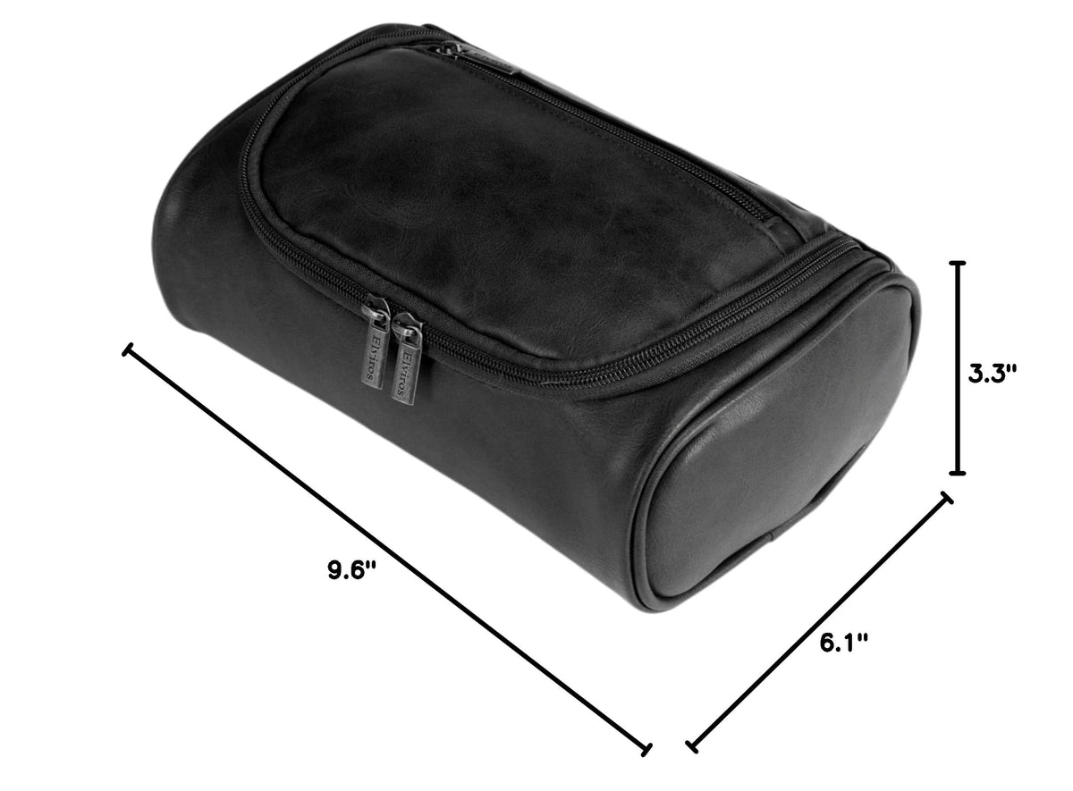 Personalized Small Toiletry Bag for Men Minimalist Travel - Shcnlery Official Imagery - 4