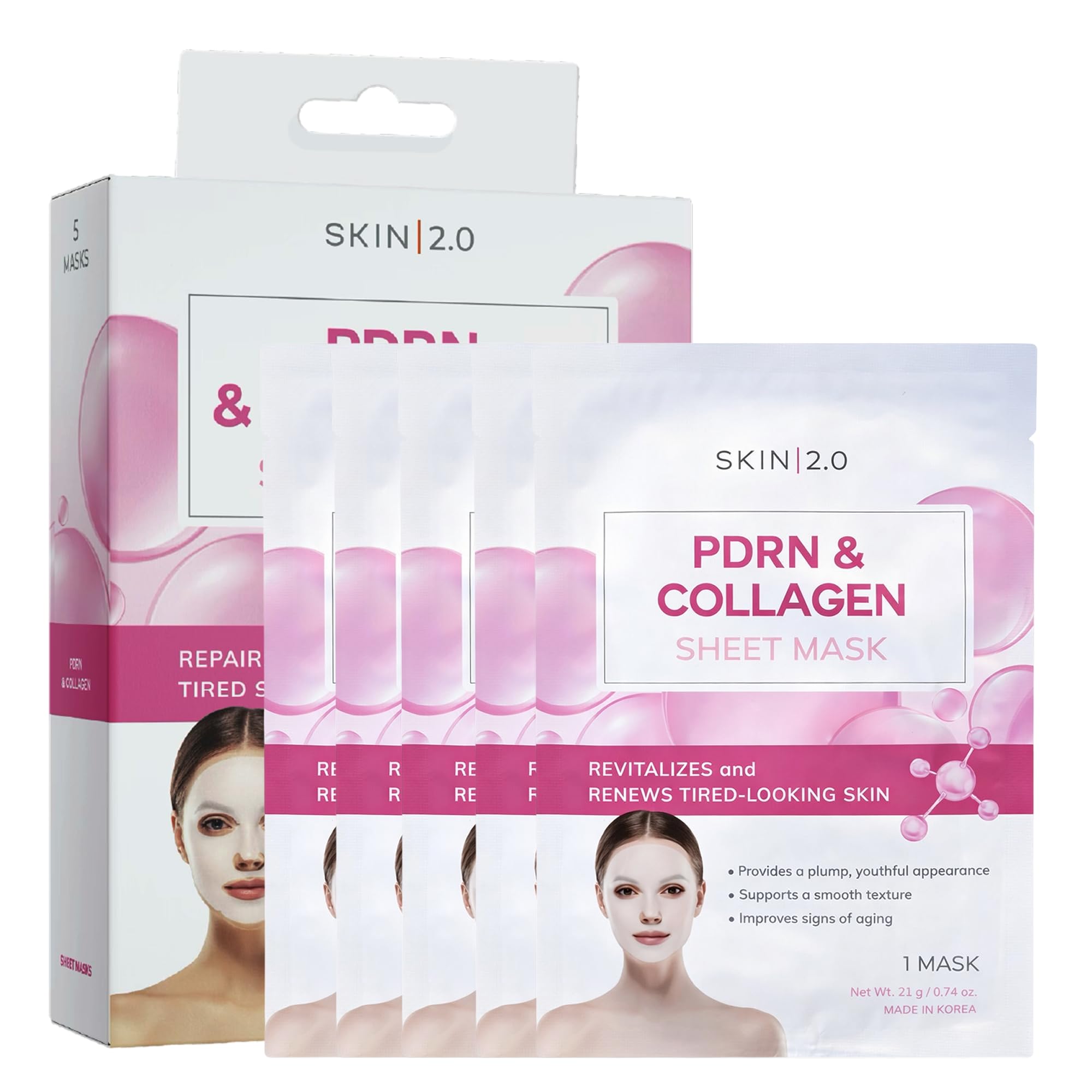 Skin 2.0 Vitamin C &amp; Collagen Sheet Mask - Skin 2.0