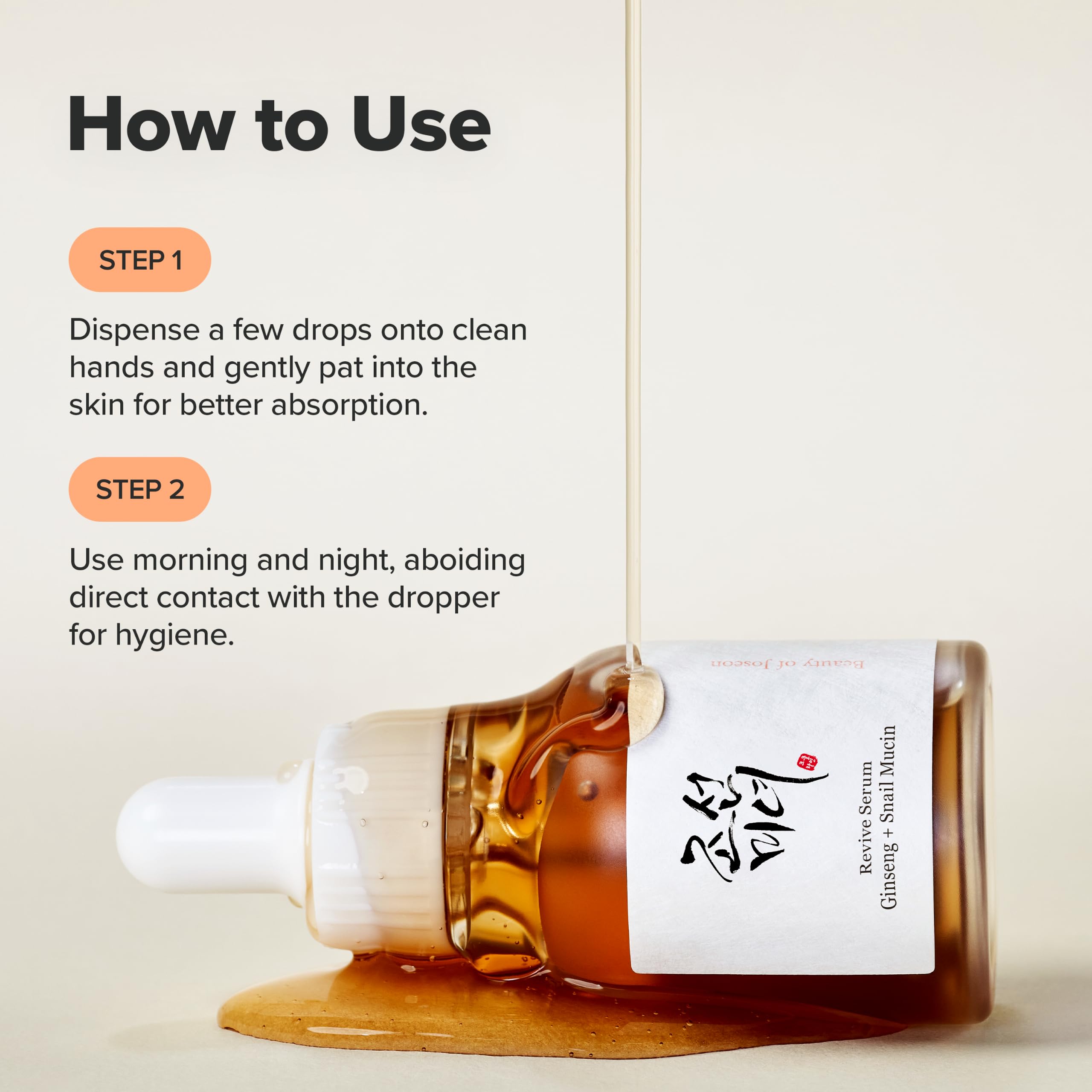 Beauty of Joseon Revive Snail Mucin Ginseng Serum Hydrating Peptide Facial Moisturizer Dark Spot Acne Scar Remover for Sensitive Face. Korean Skin Care for Men and Women, 30ml, 1fl. Oz - Beauty of Joseon Official Product View 7