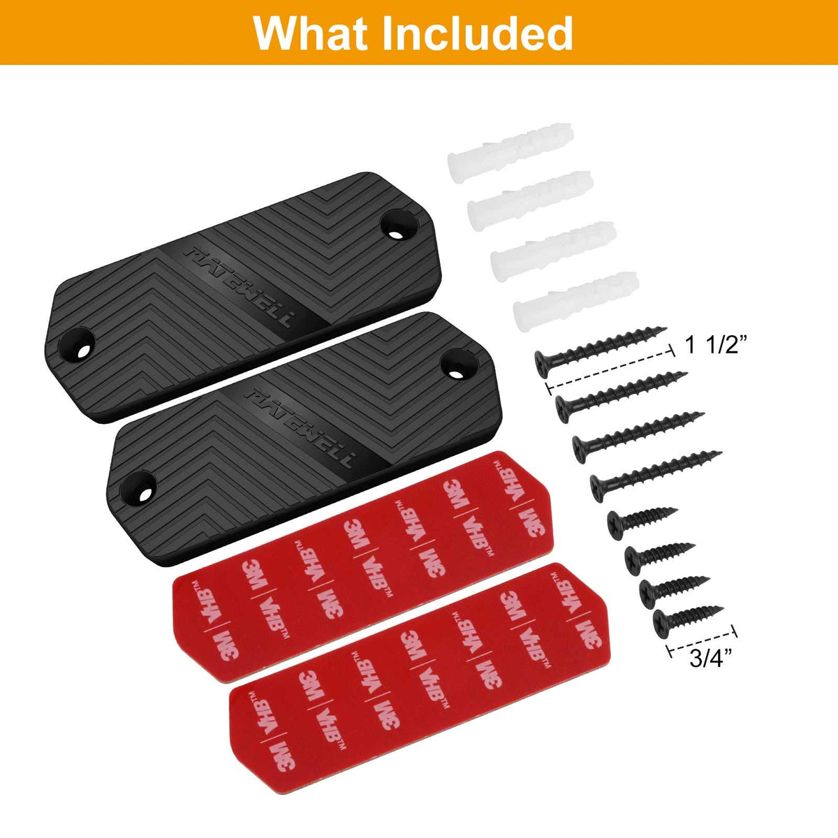 Magnetic Gun Mount for Vehicle Home 58 lbs rated Rubber - MATEWELL Official Imagery - 8