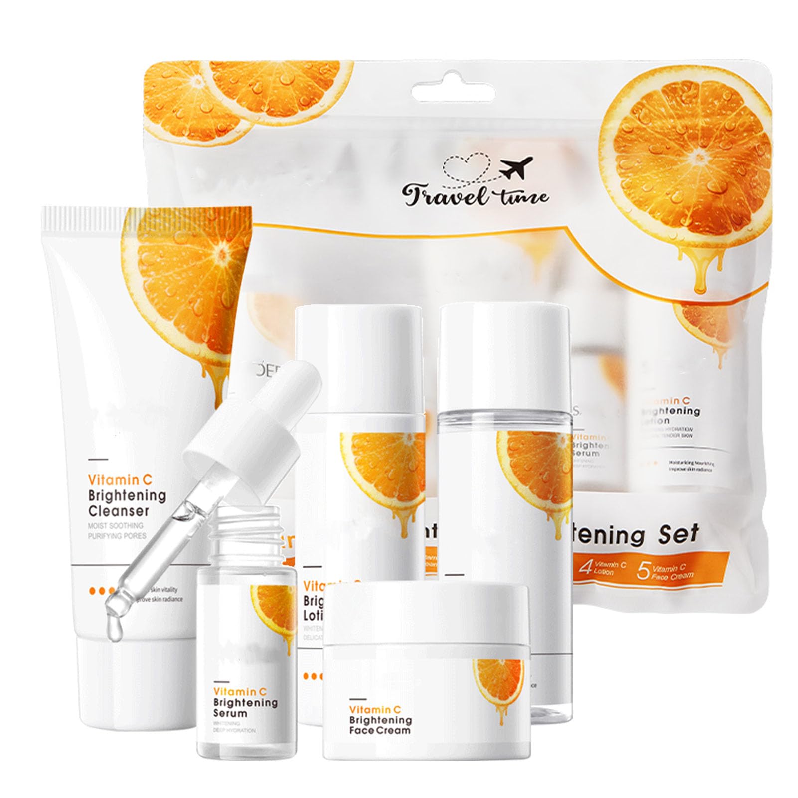 Skin Care Set Travel Kit for Women and Teenage Girls, 5 Piece - Product Imagery
