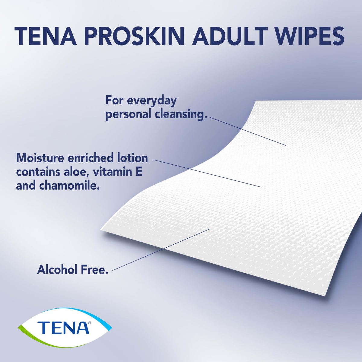 TENA Proskin Adult Wipes for Incontinence Unisex 288 ct - TENA Official Imagery - 5
