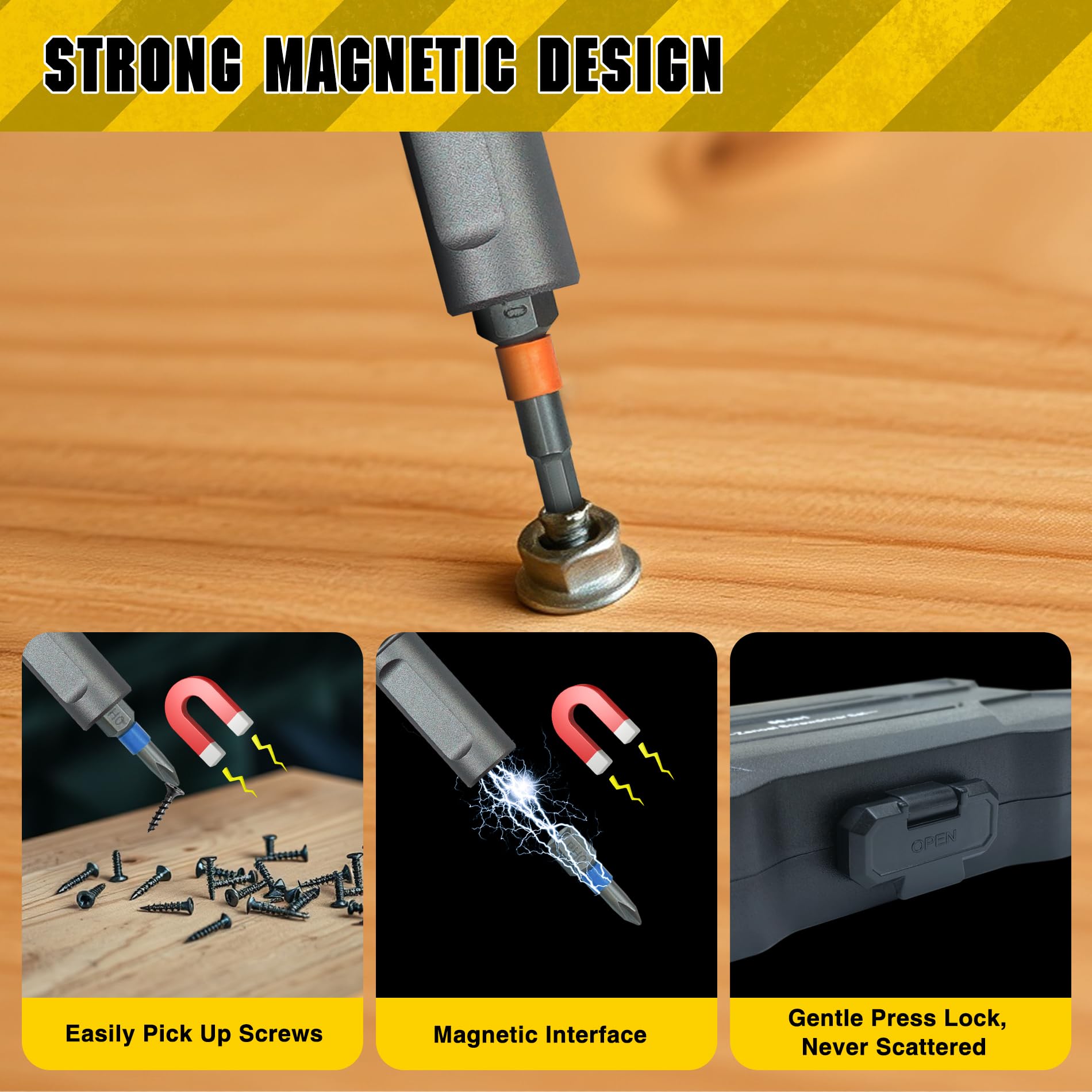 50 In 1 Magnetic Screwdriver Set,Small Ratcheting Screwdriver Pocket Set For Craftsman,Screw driver Bit Set With Tough Case,T Handle Ratchet Screwdriver,Christmas Gift For Men