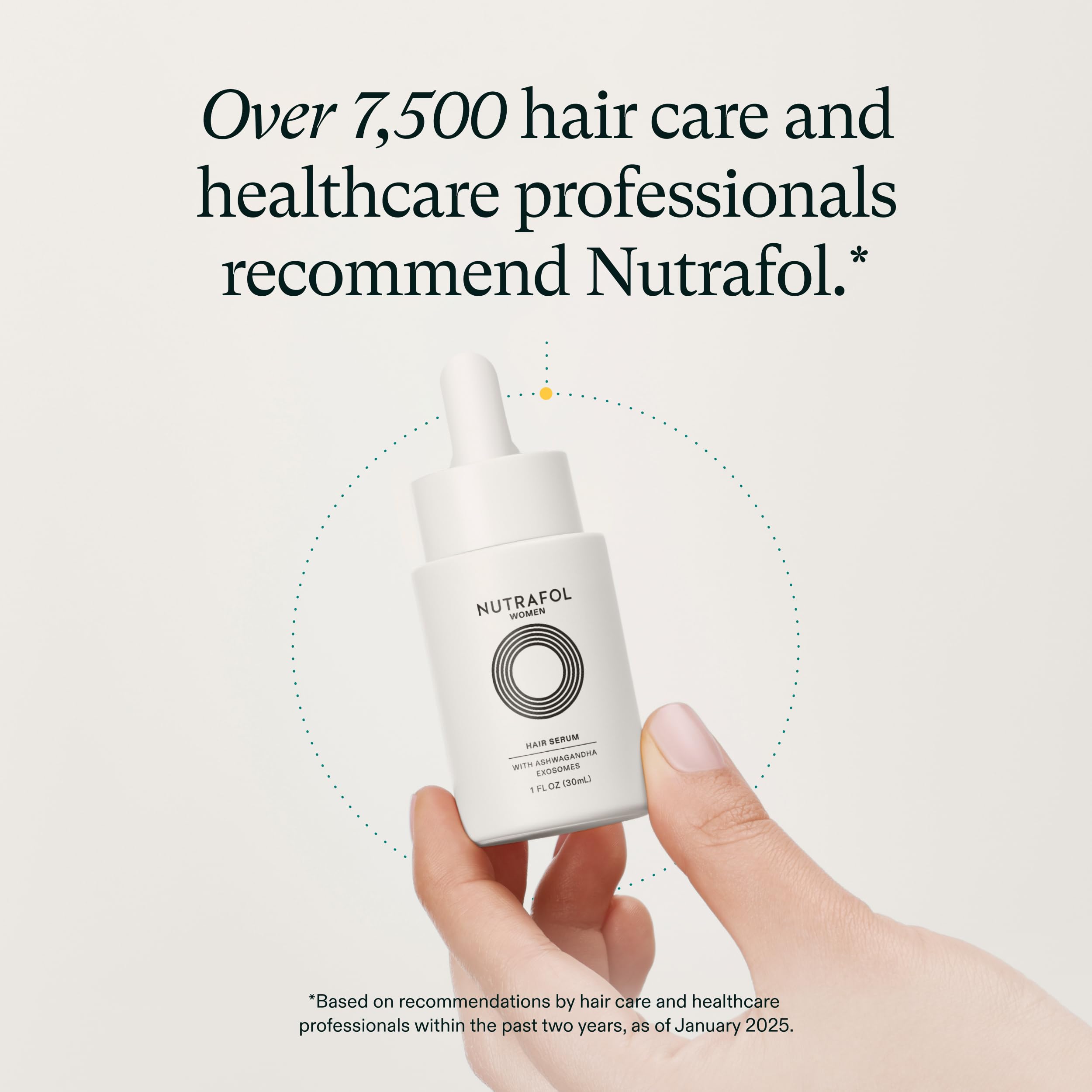 Nutrafol Women s Hair Serum Supports Visibly Thicker and - Premium Selection Official Imagery - 3