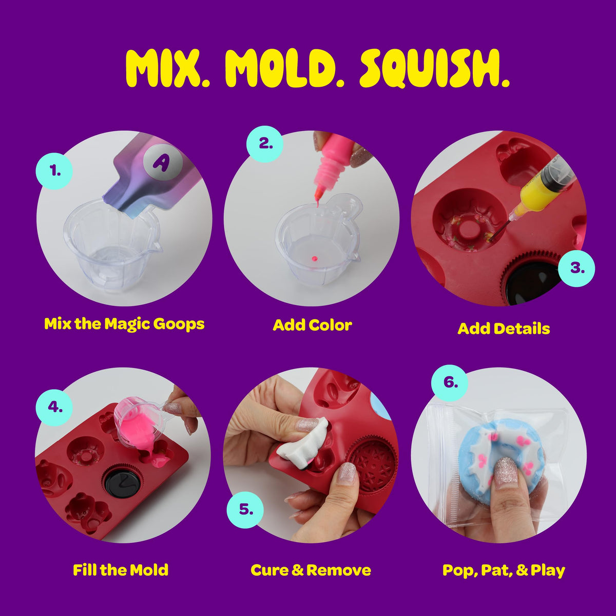 Taba Squishy Making Kit for Kids - Dan&Darci Official Imagery - 4