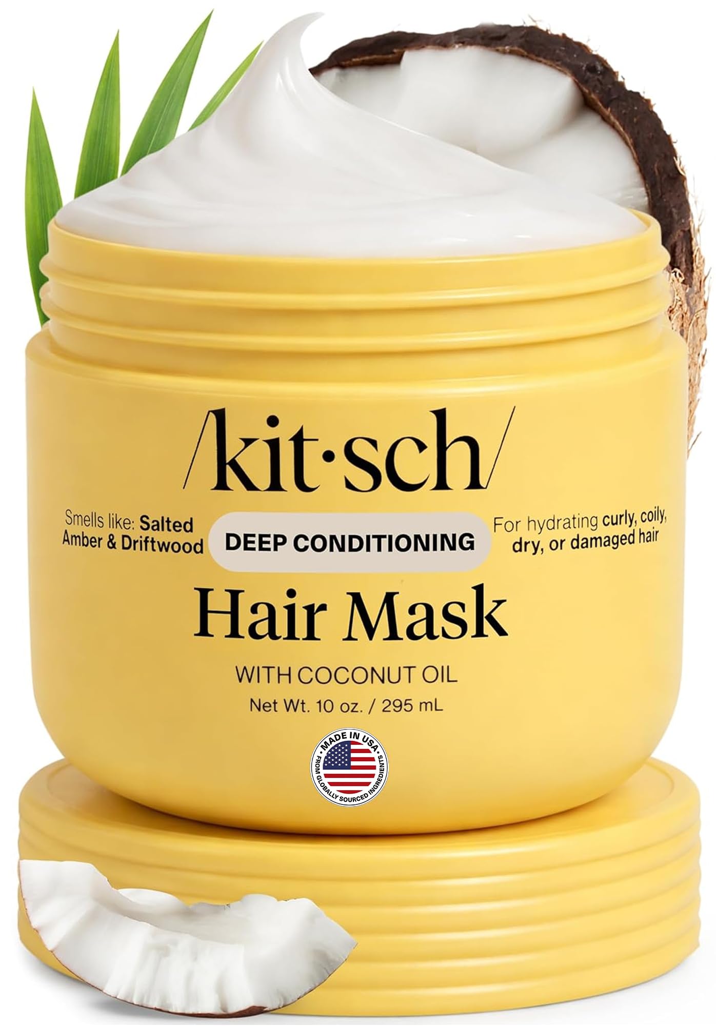 Elefair Tech Kitsch Moisturizing Coconut Oil Hair Mask for Damaged Hair - Elefair Tech Official Product View 2